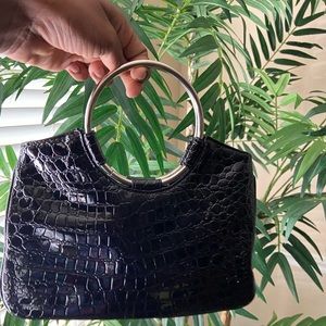 black mini purse